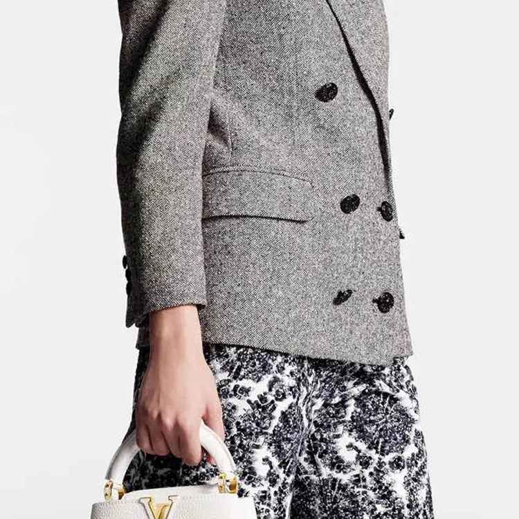 LOUIS VUITTON Sequin Flower Print Jeans-3