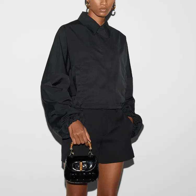 GUCCI Twill Bomber Jacket-5
