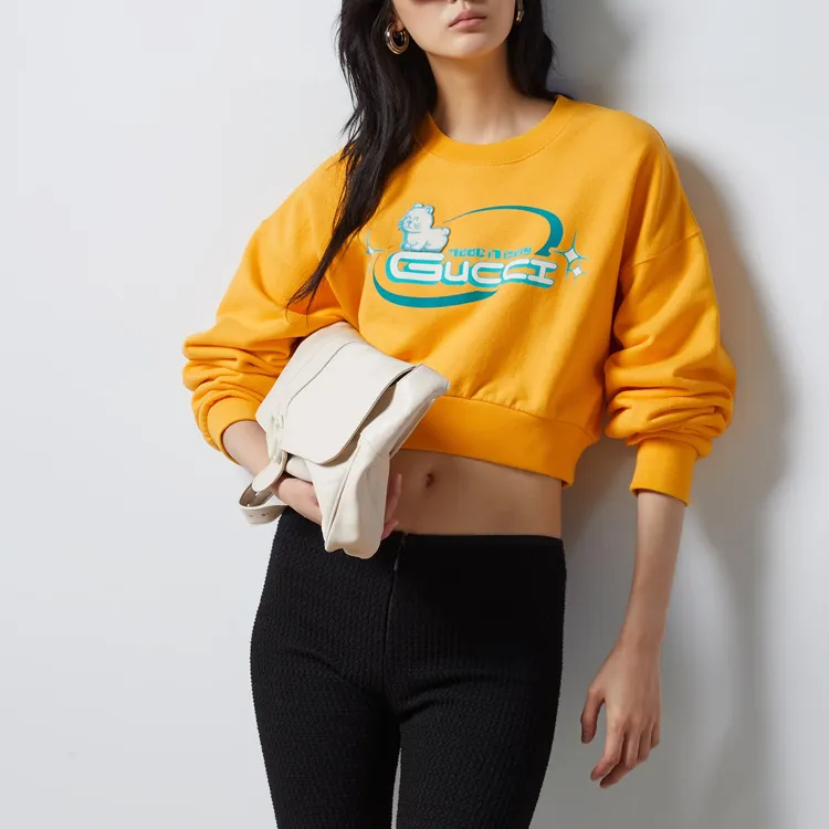 GUCCI Animal Printed Jersey Sweatshirt-2