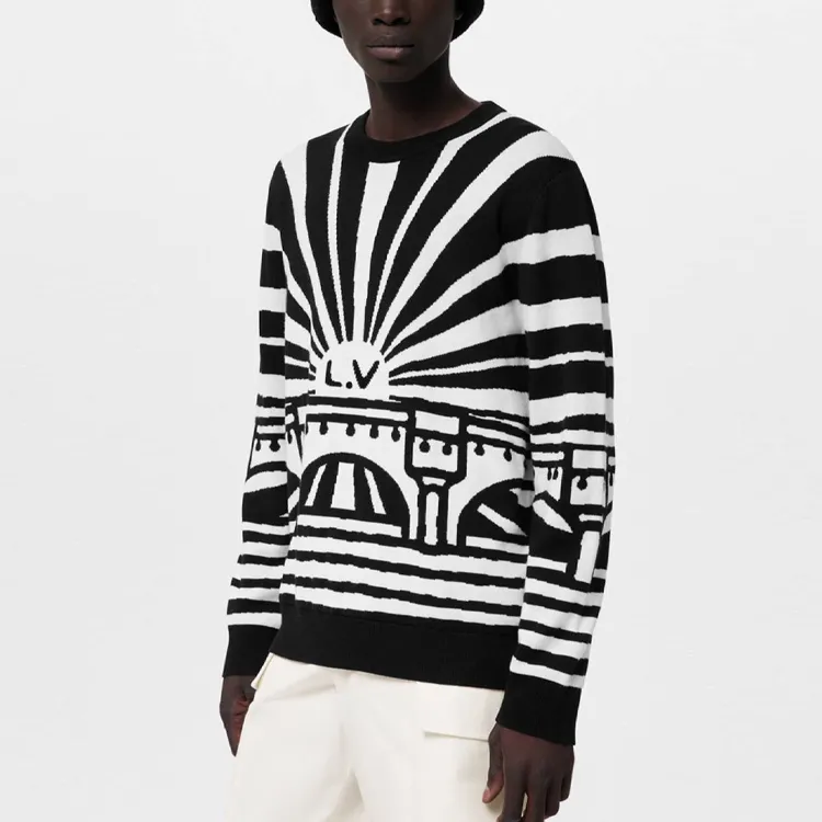 LOUIS VUITTON SS24 Sweater Men's Black-2