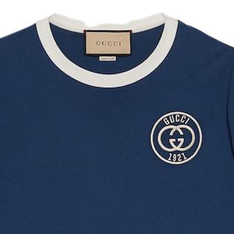 GUCCI T-Shirts Men Blue M - Cheap Rcj Jordan Outlet