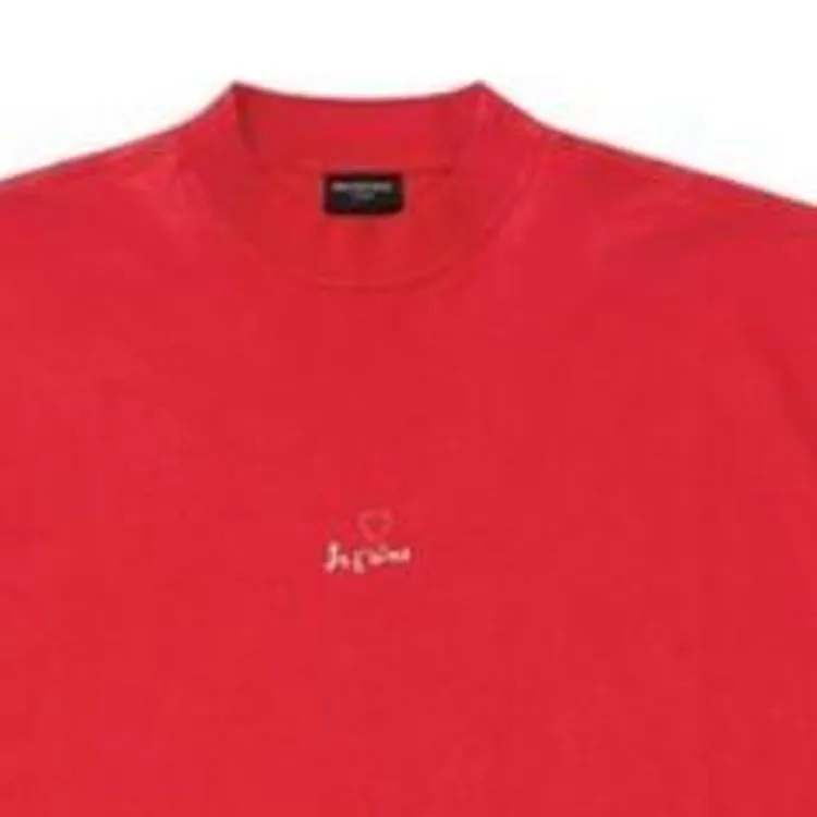 Balenciaga FW23 T Shirt Unisex Red-5
