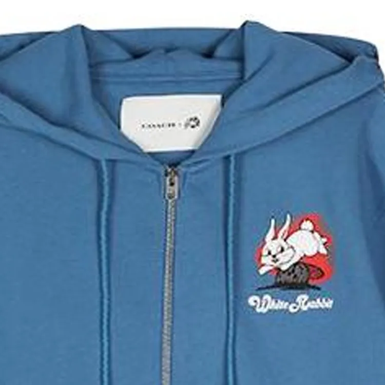 COACH x WHITE RABBIT Sweatshirt Unisex Multicolor Blue-5