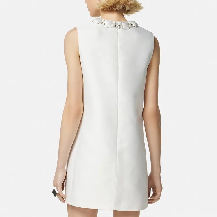 VERSACE Sleeveless Midi Dress-4