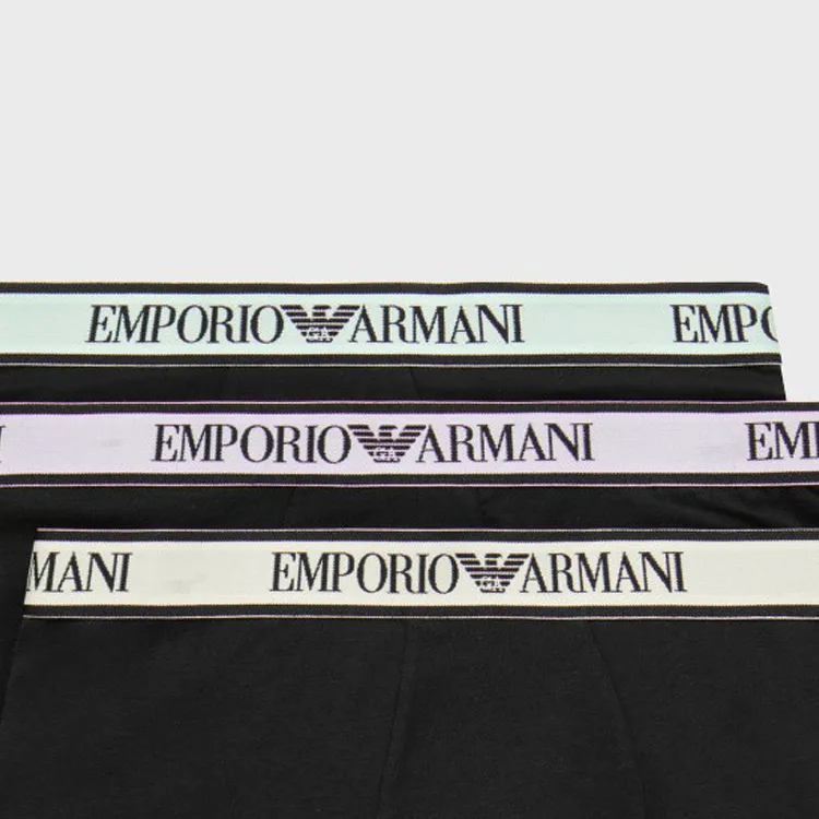 EMPORIO ARMANI SS24 Underpants Men's 3 Pack Black-5