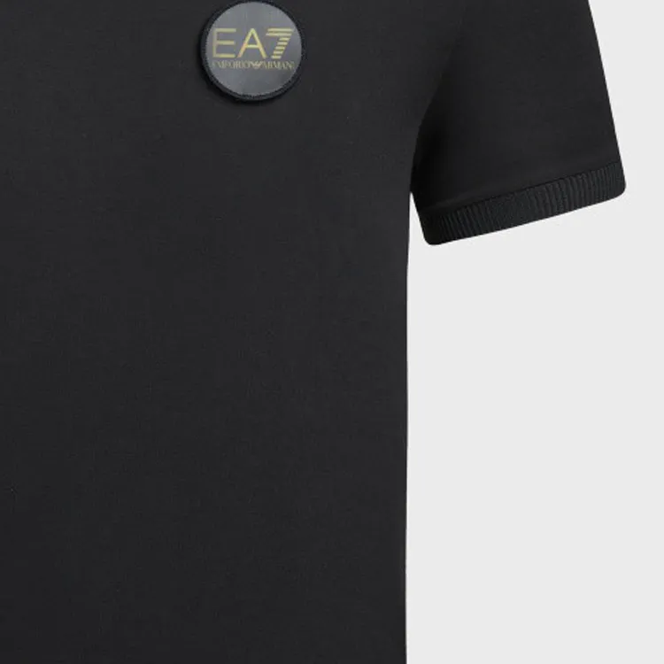 EMPORIO ARMANI Logo Appliqué Crewneck T Shirt-7