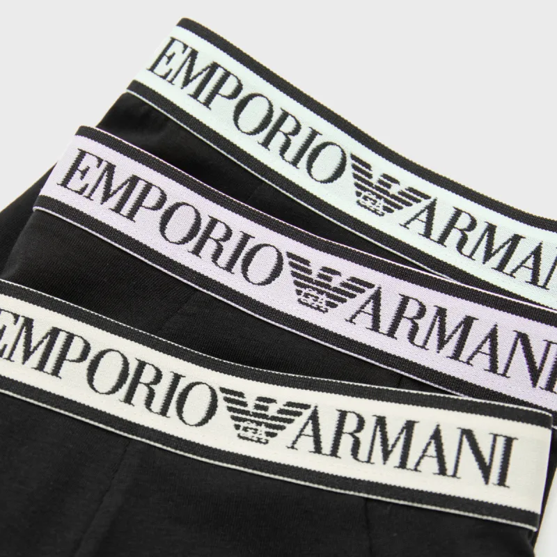 EMPORIO ARMANI SS24 Underpants Men's 3 Pack Black-2