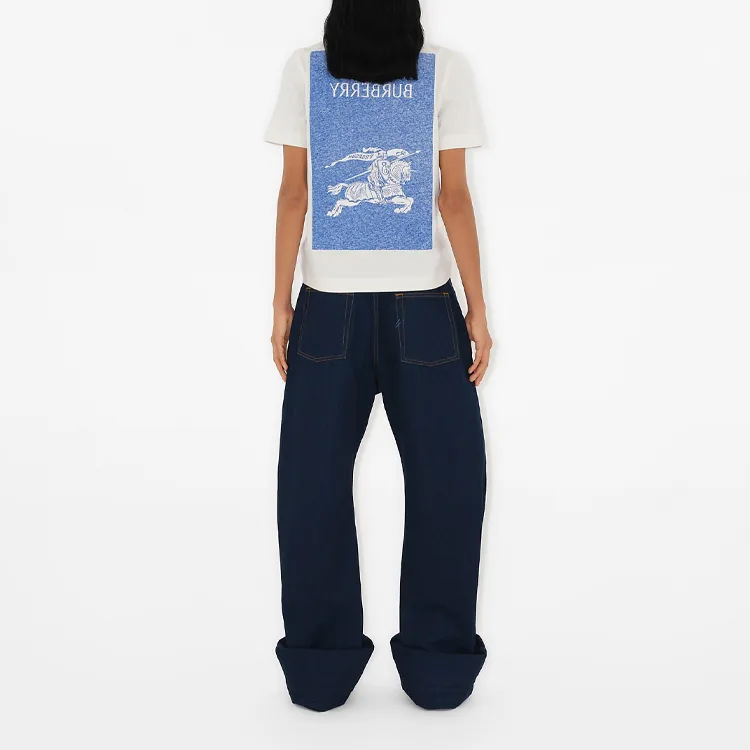 Burberry Equestrian Knight Cotton T shirt-3