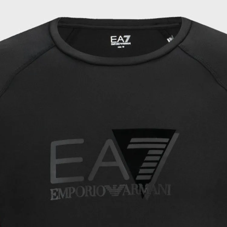 EMPORIO ARMANI EA7 SS24 T Shirt Men's Black-6