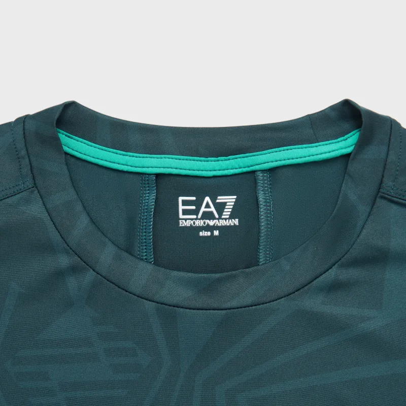 EMPORIO ARMANI EA7 SS24 T Shirt Men's Green-7