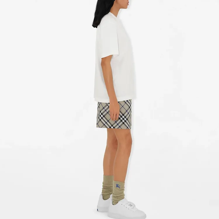 Burberry SS24 Casual Shorts Women's Moss Green-5