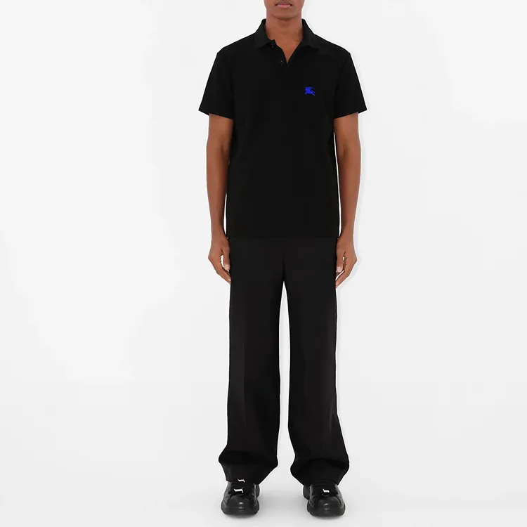 Burberry EKD embroidered Polo Shirt-9