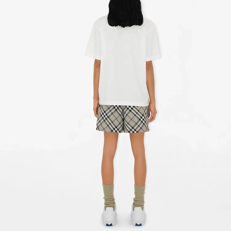 Burberry SS24 Casual Shorts Women's Moss Green-4