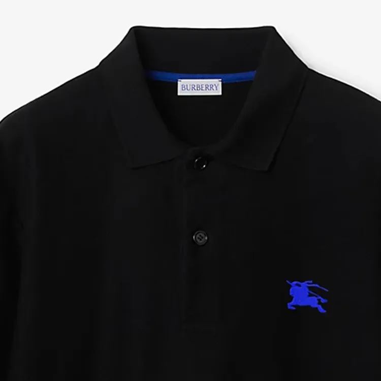 Burberry EKD embroidered Polo Shirt-8