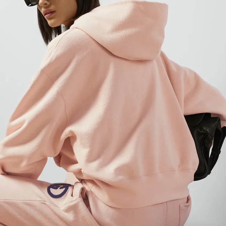 GUCCI Logo Embroidered Jersey Hoodie-2