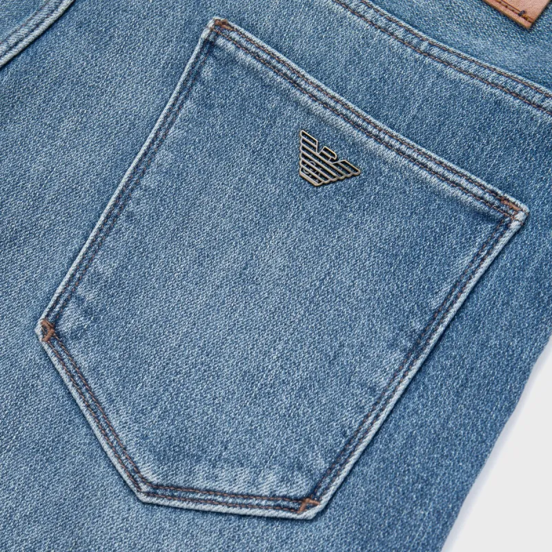EMPORIO ARMANI SS24 Jeans Men's Light Blue-5