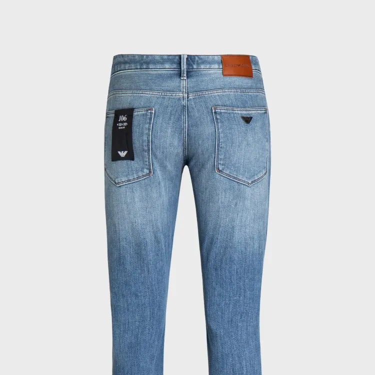 EMPORIO ARMANI SS24 Jeans Men's Light Blue-8