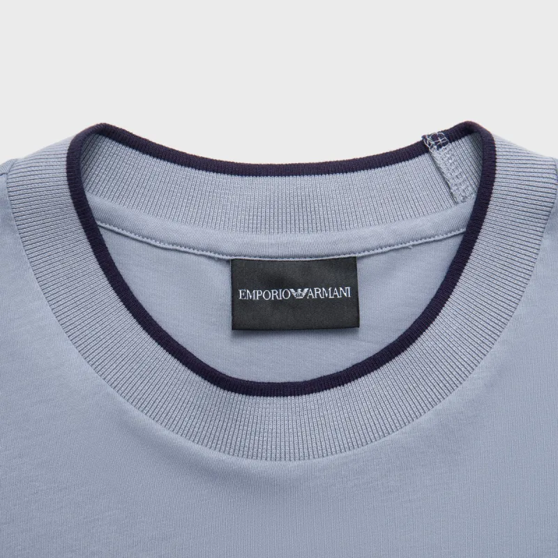 EMPORIO ARMANI SS24 T Shirt Men's Light Purple-6