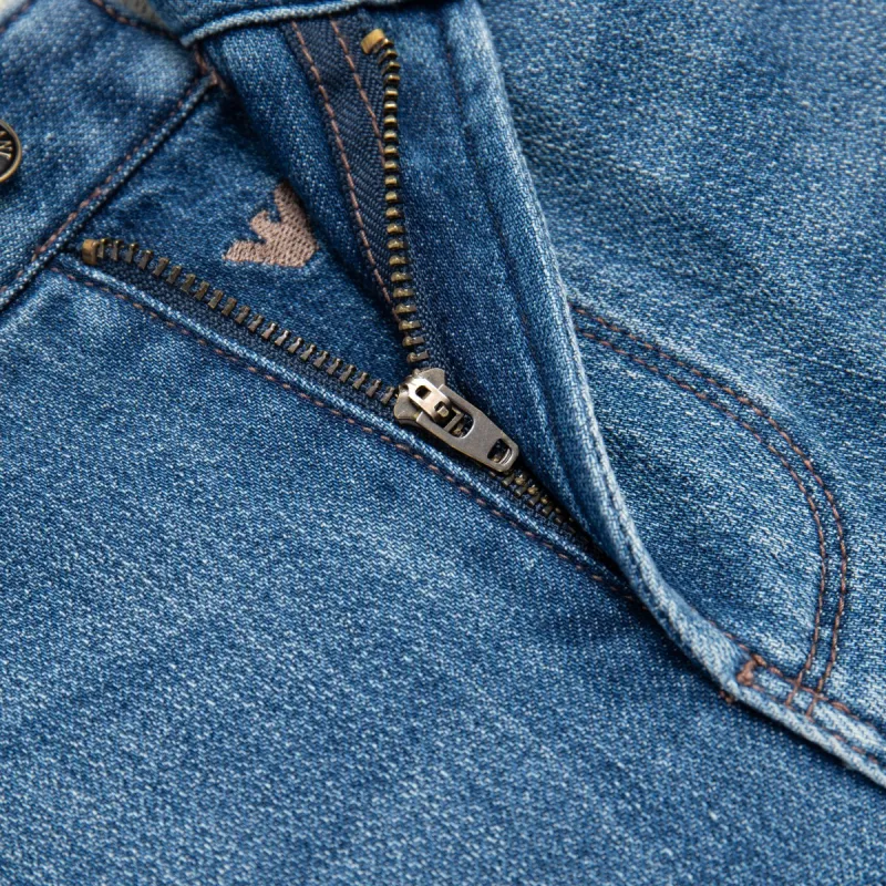 EMPORIO ARMANI SS24 Jeans Men's Light Blue-4