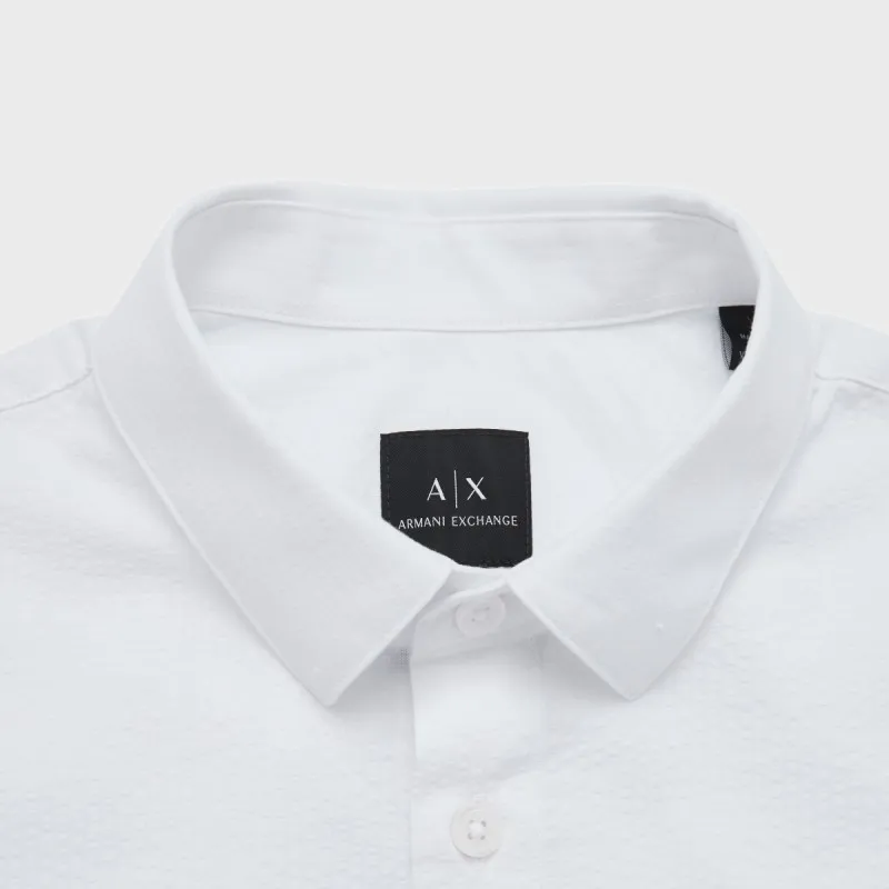 ARMANI EXCHANGEAE SS24 Shirt Men's White-7