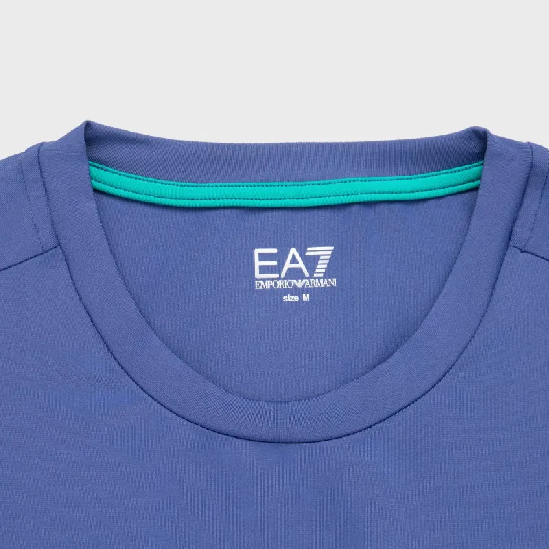 EMPORIO ARMANI EA7 SS24 T Shirt Men's Purple-4