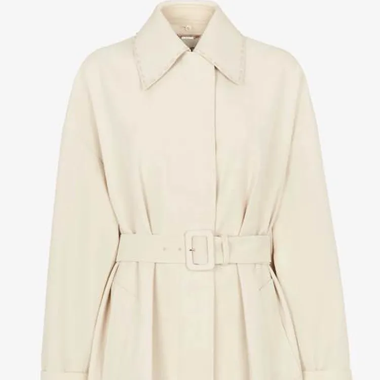FENDI Gabardine Trench Coat-5