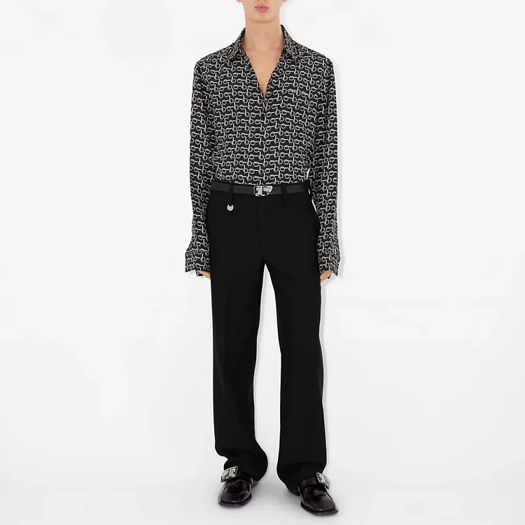 Burberry B Line Allover Graphic Printed Shirt-3