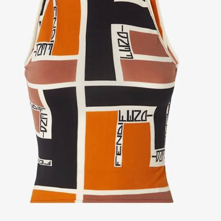 FENDI SS24 Tank Top Women's Multicolor-6