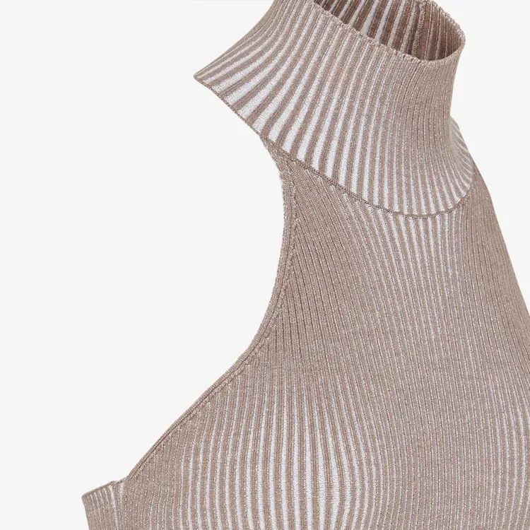 FENDI High Neck Knitted Top-3
