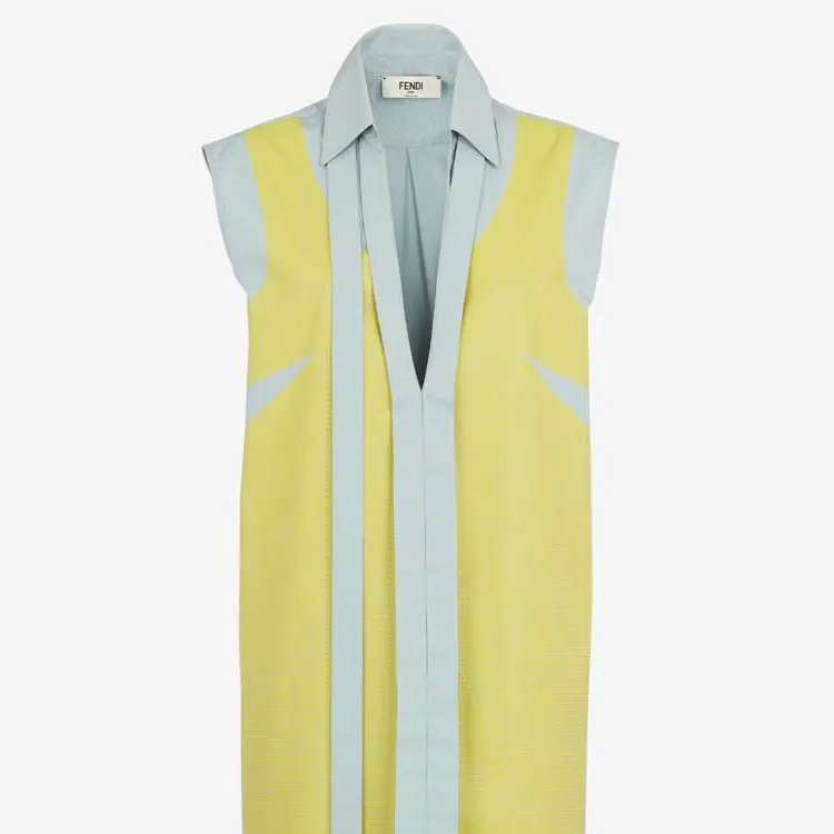 FENDI Sleeveless Poplin Dress-2