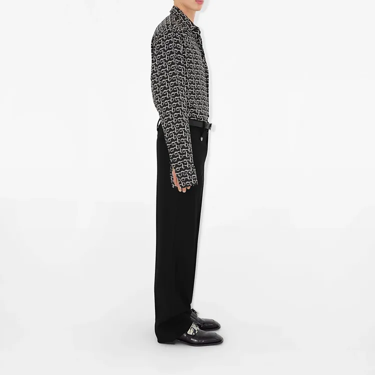 Burberry B Line Allover Graphic Printed Shirt-5
