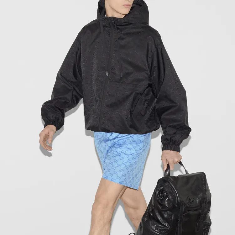 GUCCI Swimming Shorts Men's Blue-4