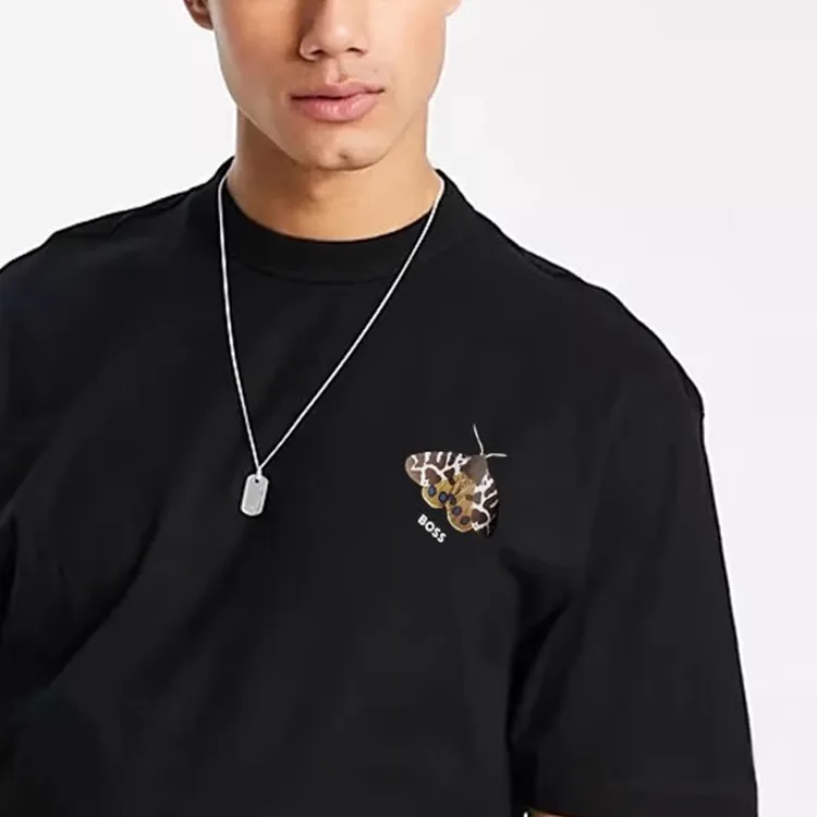 HUGO BOSS SS24 T Shirt Men's Black-4
