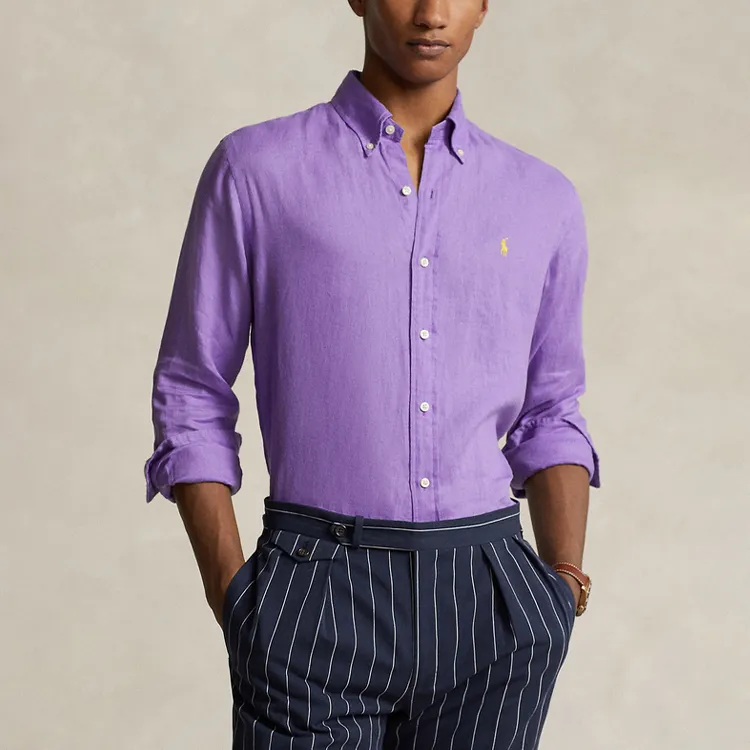 Polo Ralph Lauren SS24 Shirt Men's Purple-2