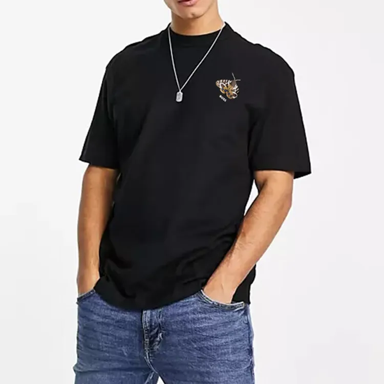 HUGO BOSS SS24 T Shirt Men's Black-1