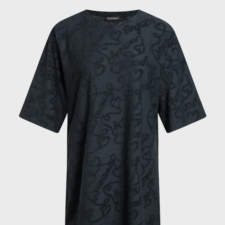 EMPORIO ARMANI SS24 Nightgown Women's Black-6