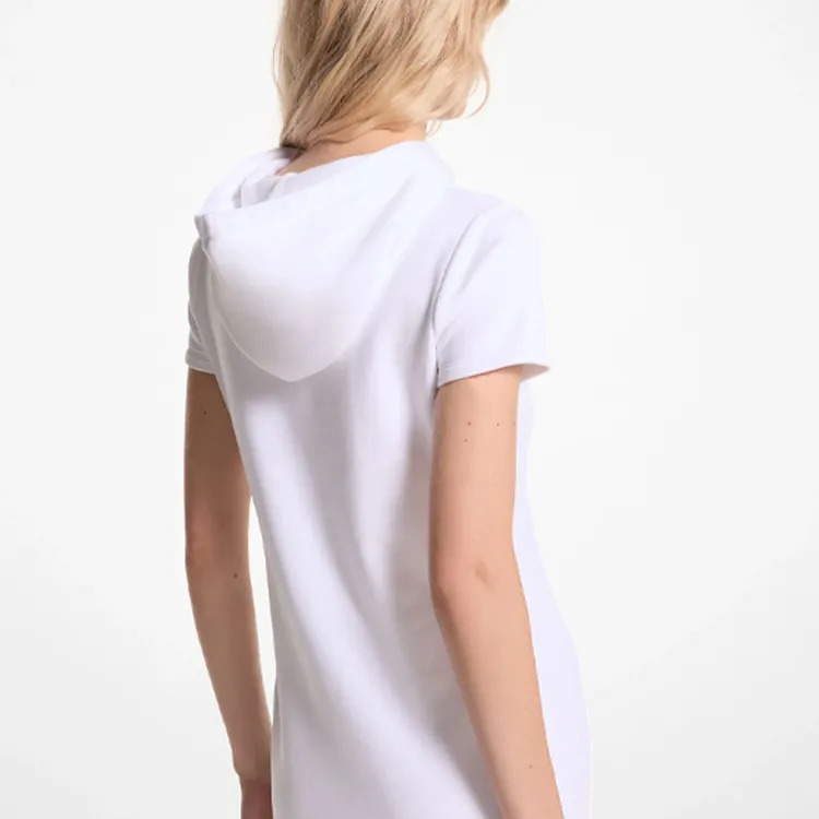 MICHAEL KORS SS24 Short Sleeved Dress Women's White-2