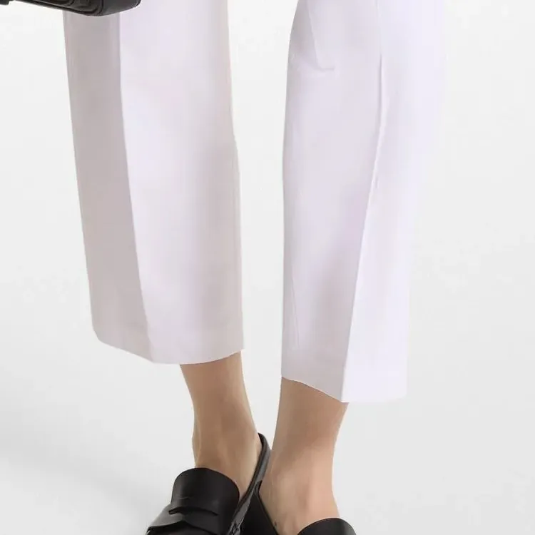 MICHAEL KORS Cotton Blend Twill Cropped Pants-3
