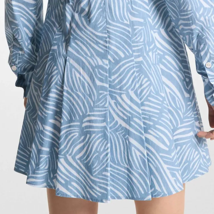 Michael MICHAEL KORS Zebra print Poplin Mini Dress-3