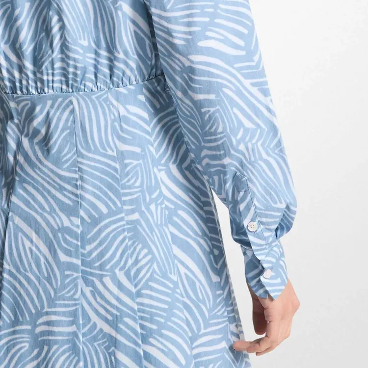 Michael MICHAEL KORS Zebra print Poplin Mini Dress-4