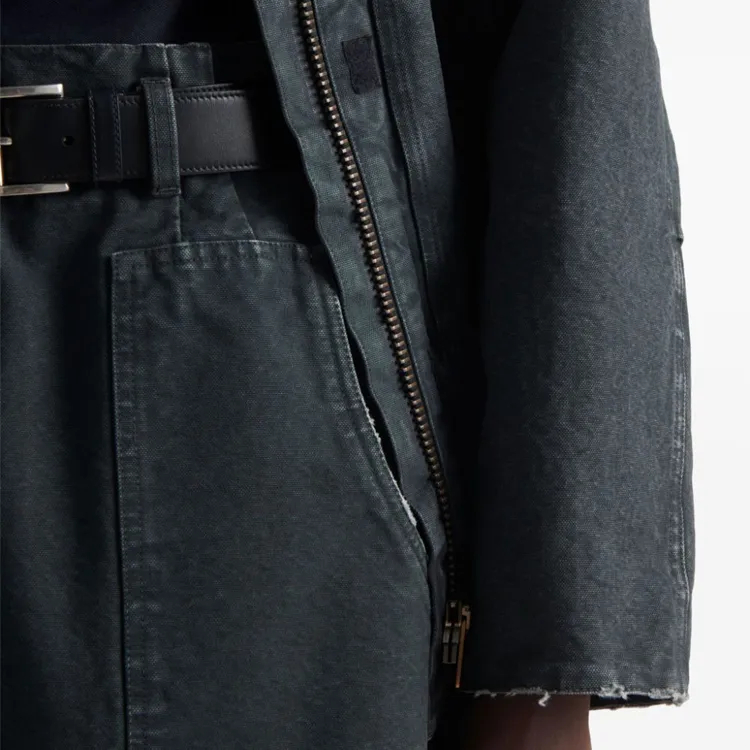 PRADA A line Denim Miniskirt-3