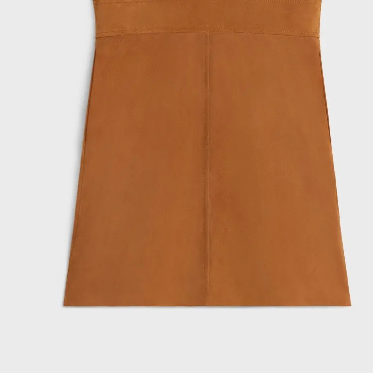 CELINE Button Detailed Sleeveless Mini Dress-5