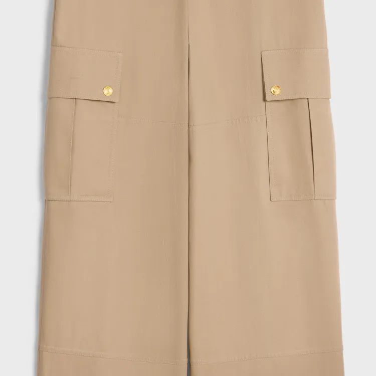 CELINE Cargo Pants In Cotton Twill-4