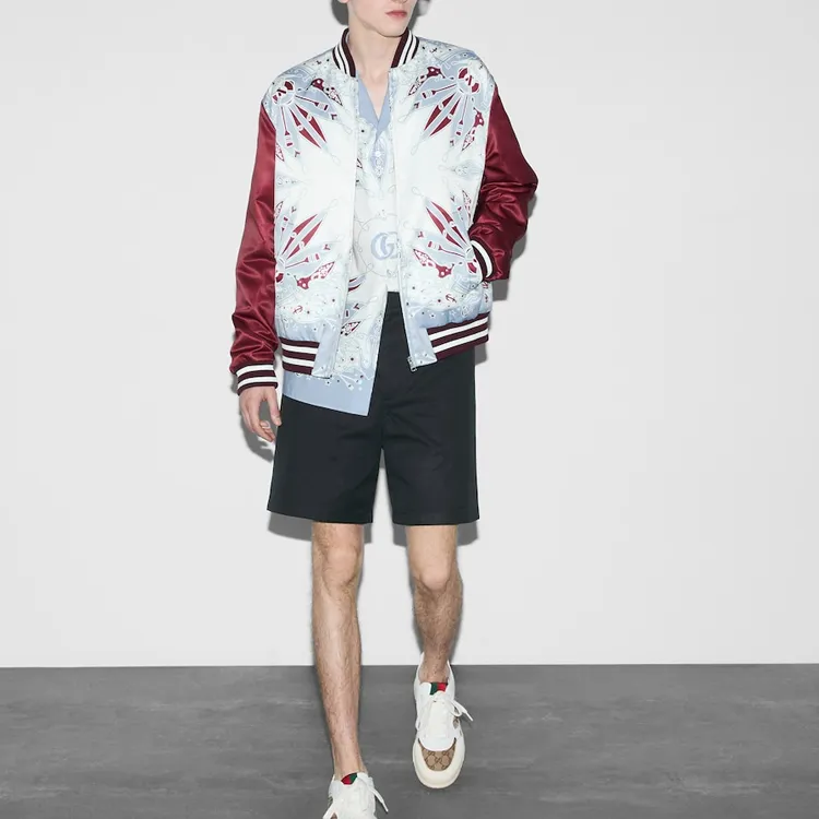 GUCCI Jackets Coats Men's Light Blue-3