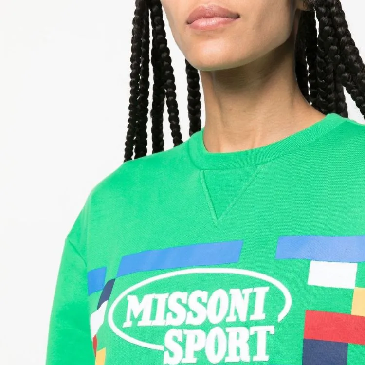 MISSONI Sweatshirt Women's Parrot Green-4