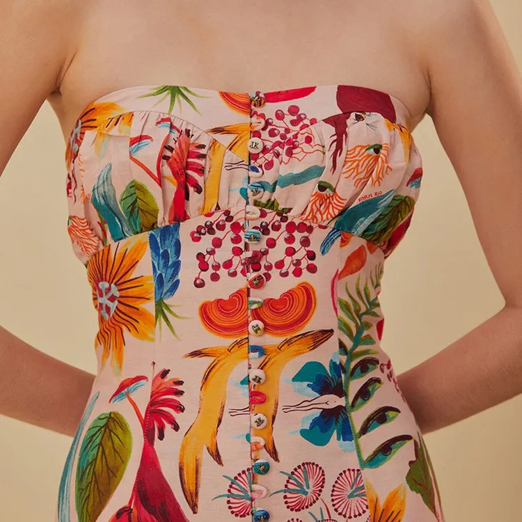 Farm Rio Bright Farm Printed Maxi Dress-6