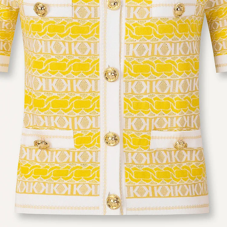 KARL LAGERFELD SS24 Knitwear Women's Yellow-6