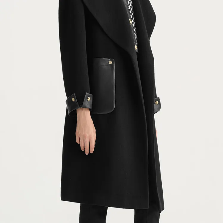 KARL LAGERFELD FW23 Coats Women's Black-7