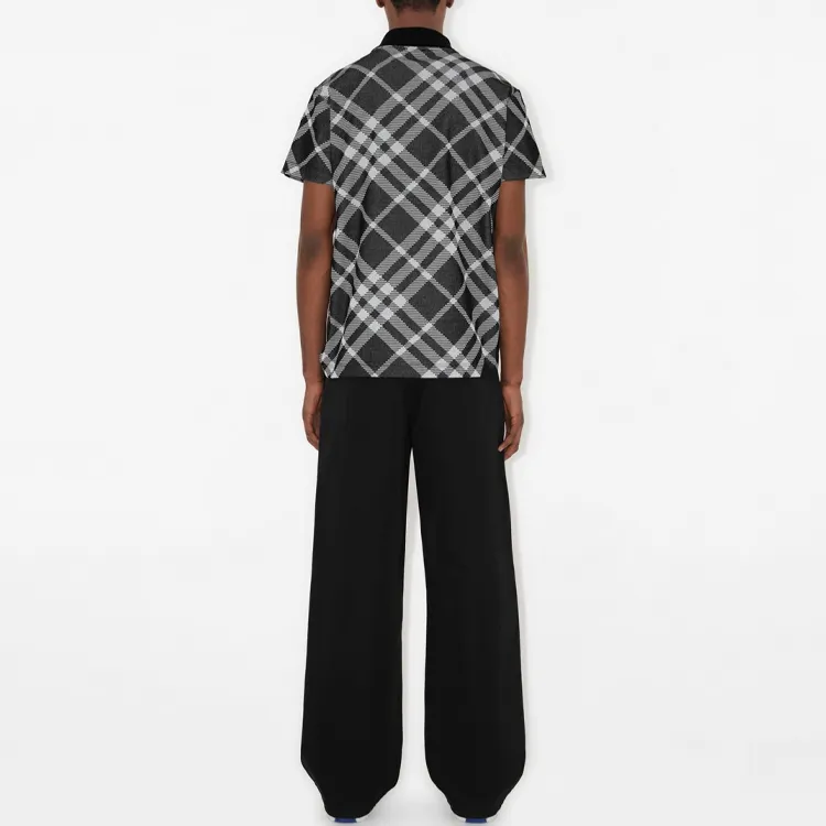 Burberry Polo Shirt Men's Black-2
