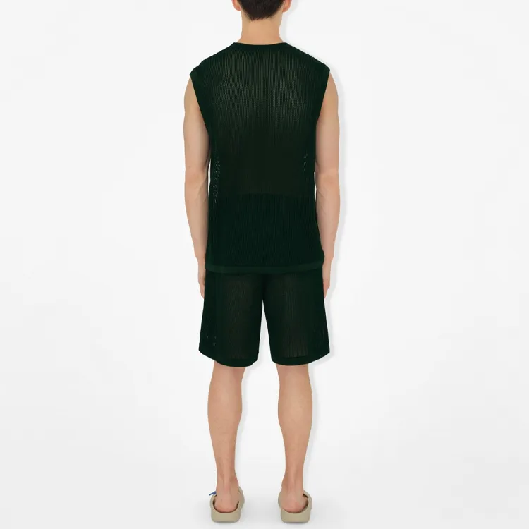 Burberry Casual Shorts Men's Forest Green-3
